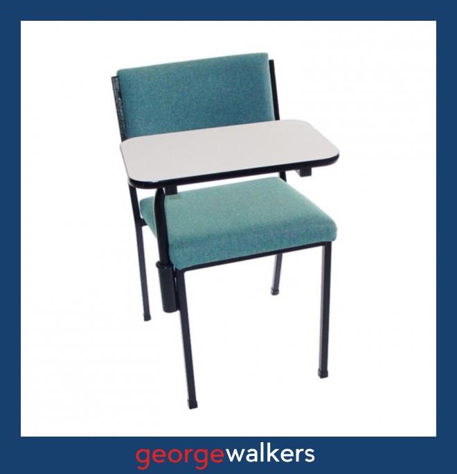 PR6007  Teal  Lecture Chair - George Walkers Office Furniture Megastore