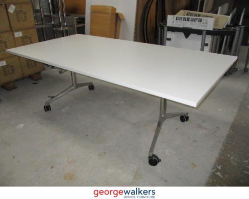 Table - Boardroom Table - Mobile - White - 2000mm