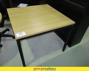Square Top Coffee Table Woodgrain 900 x 720 mm