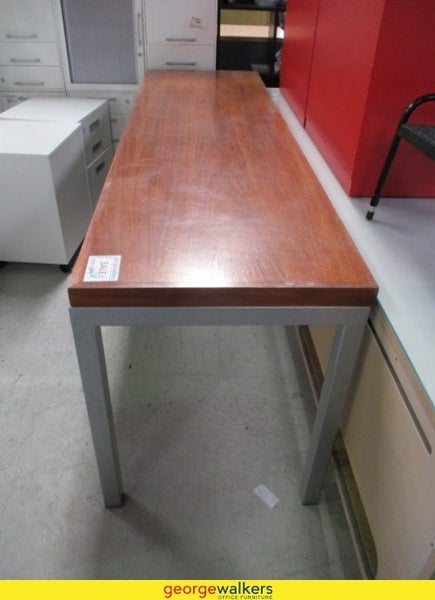 2200mm Worktable Counter Table Cherry