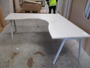 1800mm L-Shaped Desk Office Table Beige