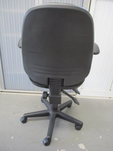 Chair - Office Chair - Dual Lever with Arms - Black