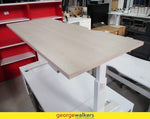 1800mm Office Desk Fixed Height Maple