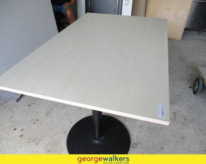1x Boardroom Table Conference Table - Maple - 1600 x 1000 mm