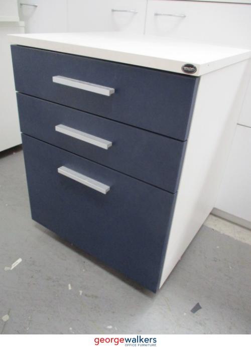 PR5059 - Blue Ward Mobile Drawers - George Walkers Office Furniture Megastore