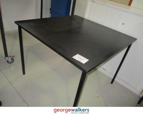 Table - Square Table - Melteca Square Table - Black - 1000 x 1000 x 750mm