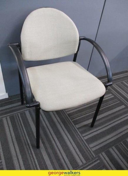 Reception Chair Stackable Light Grey