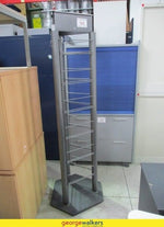 Office Accessories - Display Stand - Brochure-3 Sided - Grey - 440 x 1870 mm
