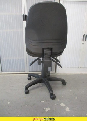 Office Chair Dual Lever Black