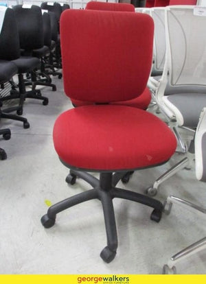 1x Office Chair Damba Dual Lever Red