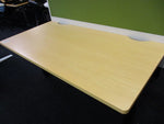 1.6m Straight Desk Maple Top