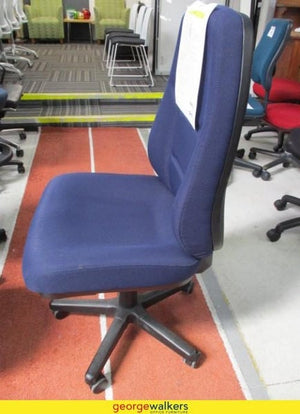 1x Desk Chair Buro Persona Navy Blue