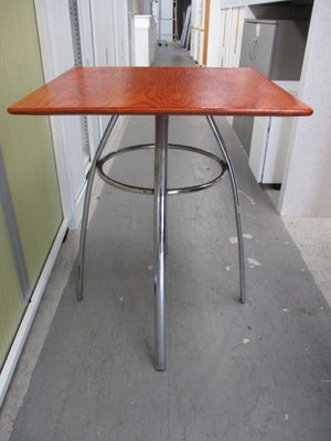 Café Table Square Top - Orange - 600 x H750 mm