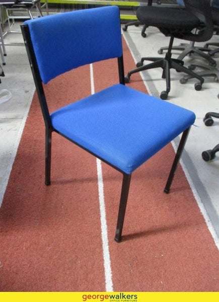 1x Office Reception Chair Blue