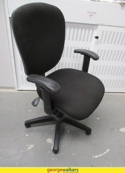 Dual Lever Task Chair Black EOS Arena