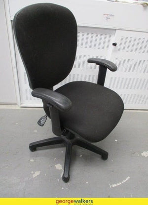 Dual Lever Task Chair Black EOS Arena