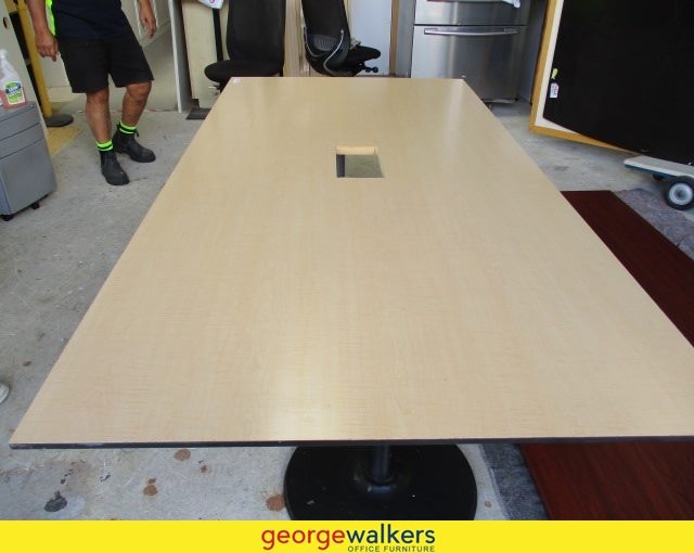 Boardroom Table with Black Edging 2380mm