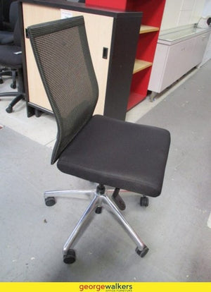 Office Chair Mesh Backrest Black