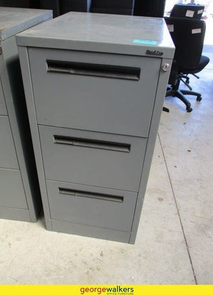 3-Drawer Heavy Duty Metal Cabinet Grey - 500 x 640 x 1020 mm