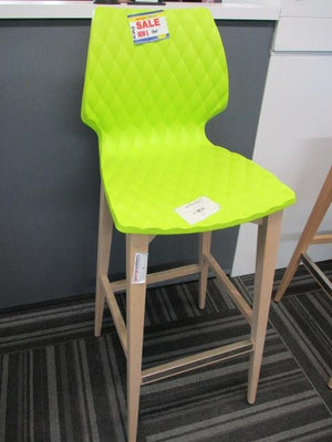 Barstool - Quilted Plastic - Lime - Metalmobil