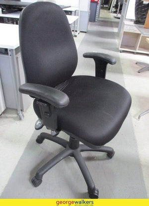 1x Office Chair by Knight Black