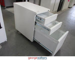 Filing & Storage - Mobile Cabinet - 3-Drawers - Matt white - 300mm