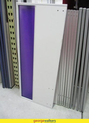 1300mm Desk Partition Purple