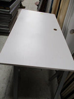 1600mm Straight Desk Office Table Silver Strata