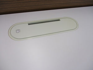 2-Person Desk Office Pod System Desk White - 1800mm
