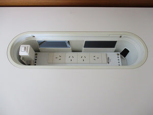 2-Person Desk Office Pod System Desk White - 1800mm
