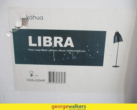 PR222 - Black Floor Lamp - George Walkers Office Furniture Megastore