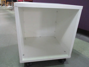 1x Display Cube Cabinet - White - 380 x 380 x 380 mm