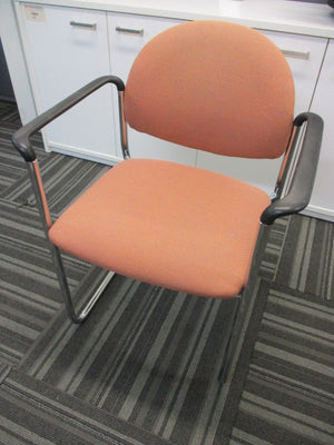 Sled Type Legs Reception Chair