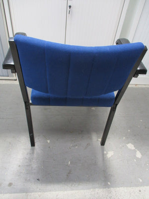 Reception Chair Heavy Duty Blue