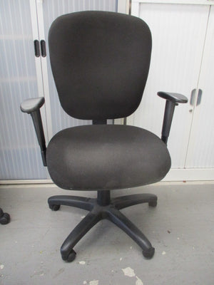 Office Chair with Arms Black