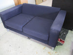 2-Seater Couch Blue