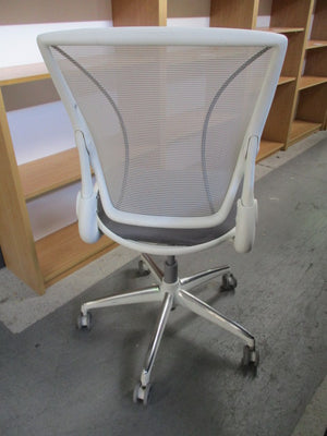 1x Office Chair Human Scale Light Grey