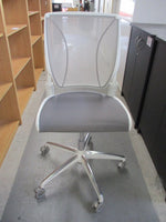 1x Office Chair Human Scale Light Grey