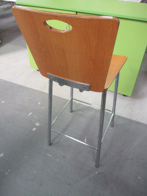 Barstool Wooden Back and Seat