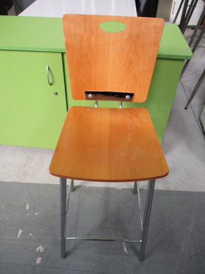 Barstool Wooden Back and Seat