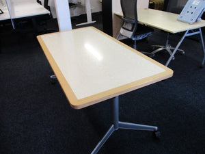 1600mm Mobile Folding Table Limewood