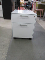 2-Drawers Mobile Cabinet White