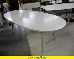 2100mm Boadroom Table Pale Grey