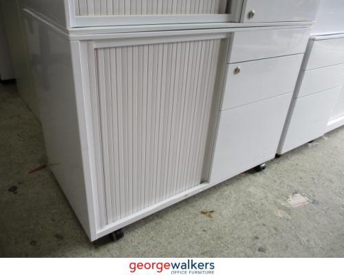 Filing & Storage - Mobile Cabinet - 3-Drawers - White - 900mm