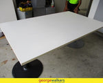 Office Table Boardroom Table White - 1110mm