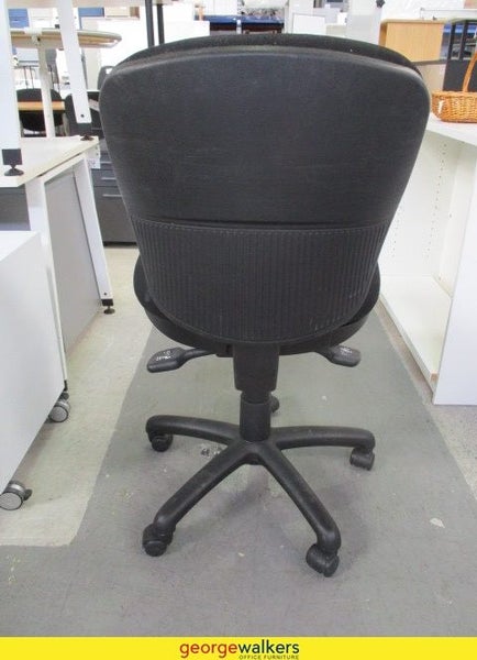 Task Chair Low Backrest Black