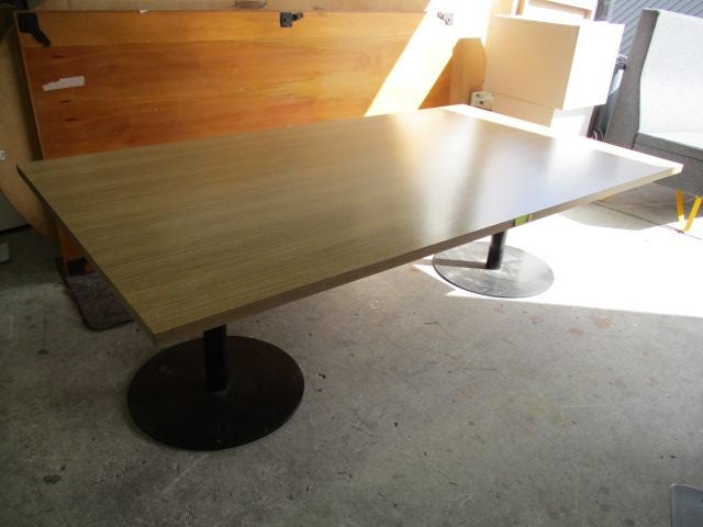 Woodgrain Top Boardroom Table