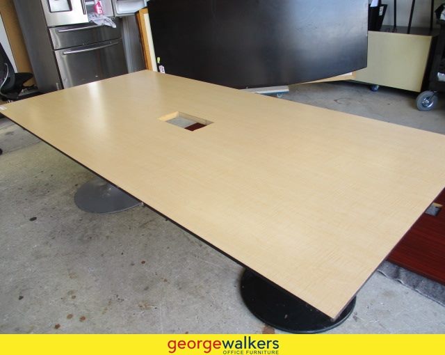 Boardroom Table with Black Edging 2380mm