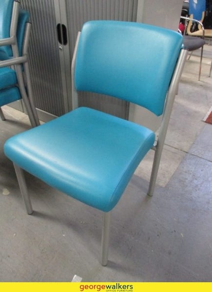 Medical Clinic Reception Chair - Turquoise