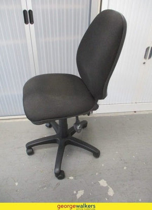 1x Office Chair Dual Lever Black